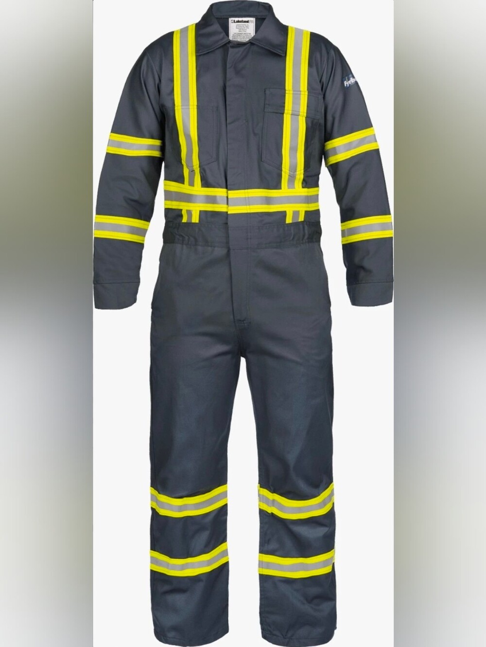 Lakeland FR Cotton Coverall With Reflective Trim Size XL Mens